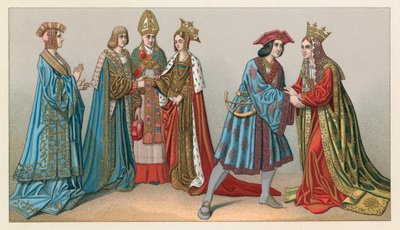 Costume européen XV-XVIe siècle - French School